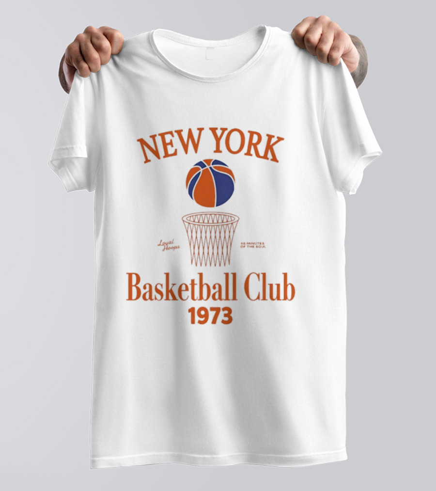 New York Basketball Club 1973 Loyal Hoops 48 Minutes Of The Soul T-Shirt