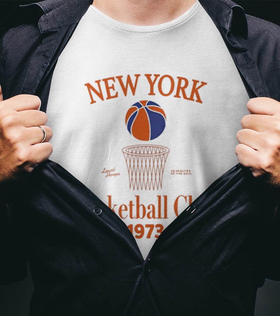 New York Basketball Club 1973 Loyal Hoops 48 Minutes Of The Soul T-Shirt