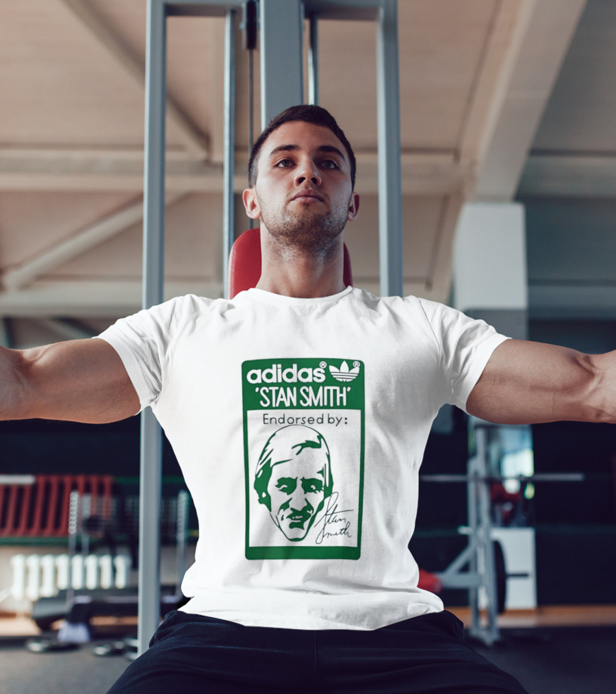 Adidas Stan Smith Endorsed Logo Green T-Shirt
