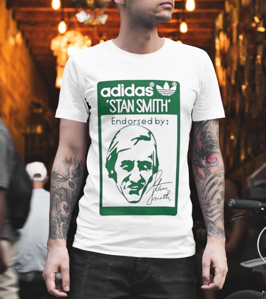 Adidas Stan Smith Endorsed Logo Green T-Shirt