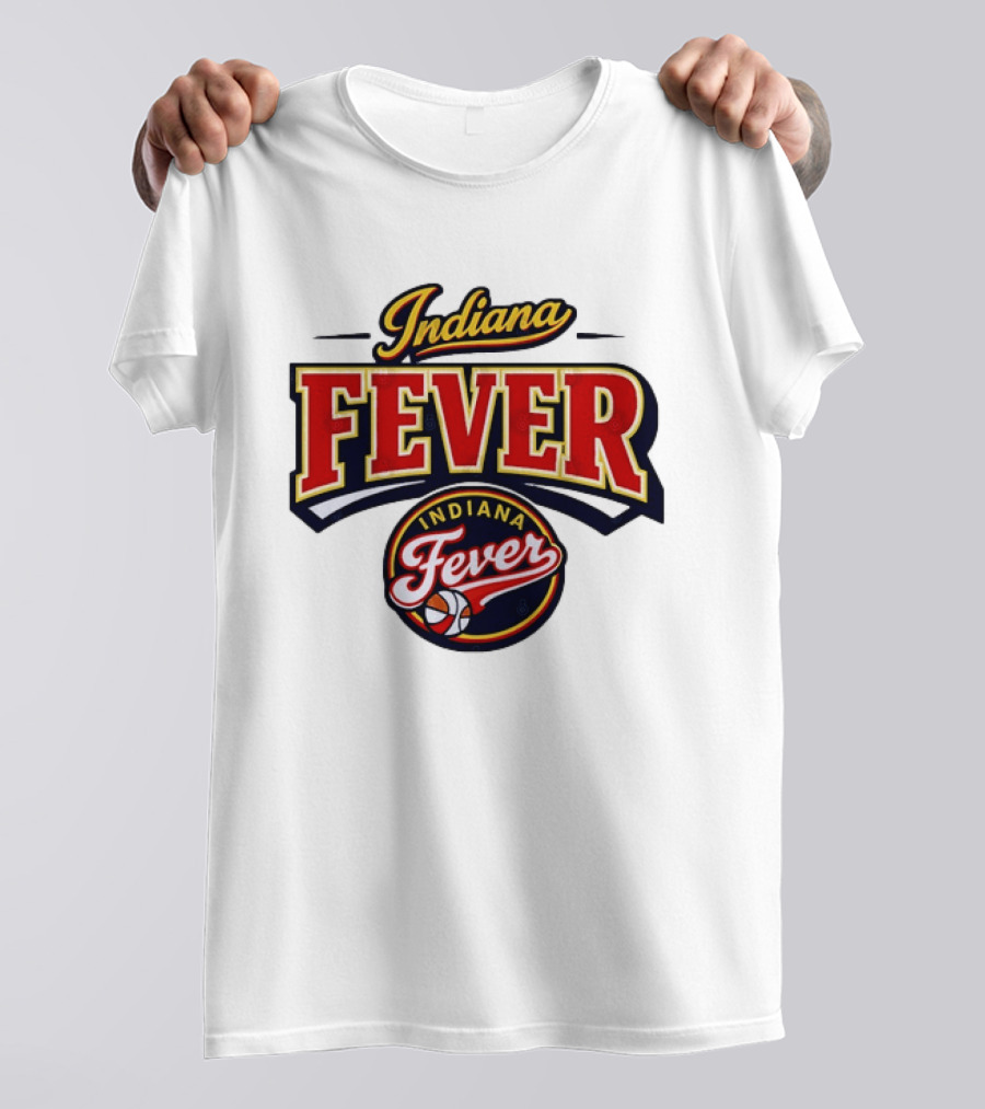 Indiana Fever WNBA Basketball Team Logo Historic T-Shirt