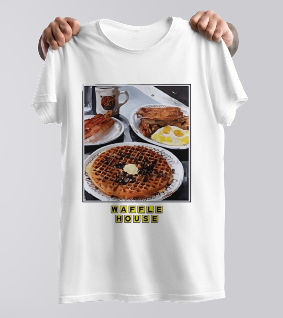 Onward Reserve Waffle House Breakfast Waffle Eggs Bacon T-Shirt