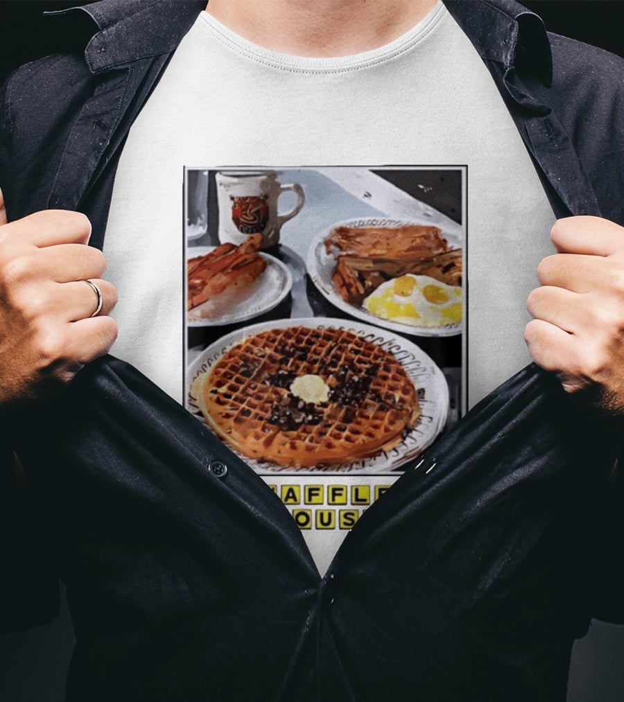 Onward Reserve Waffle House Breakfast Waffle Eggs Bacon T-Shirt