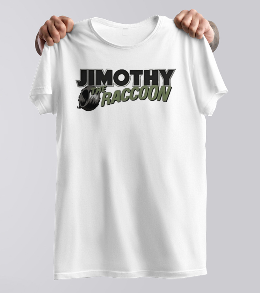 Jimothy The Raccoon Tire T-Shirt