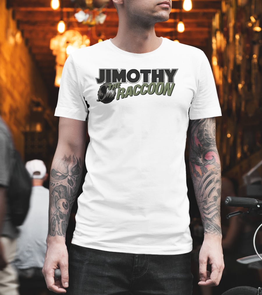Jimothy The Raccoon Tire T-Shirt