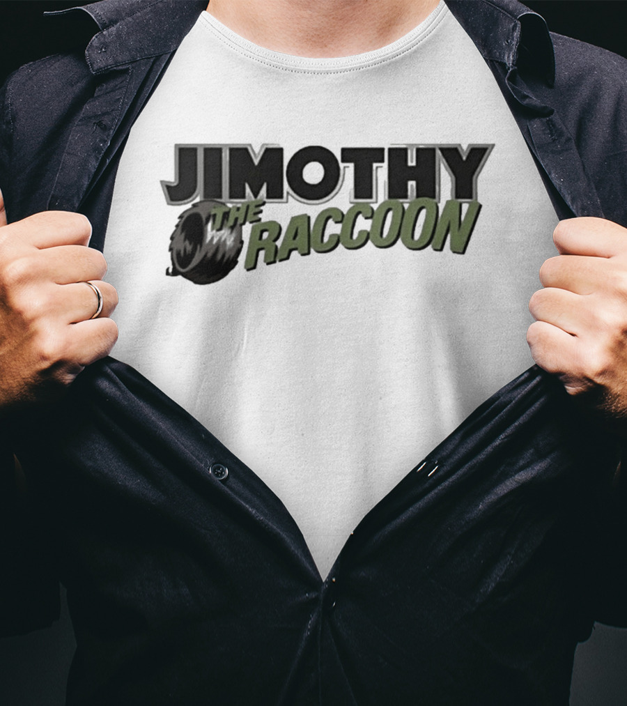 Jimothy The Raccoon Tire T-Shirt