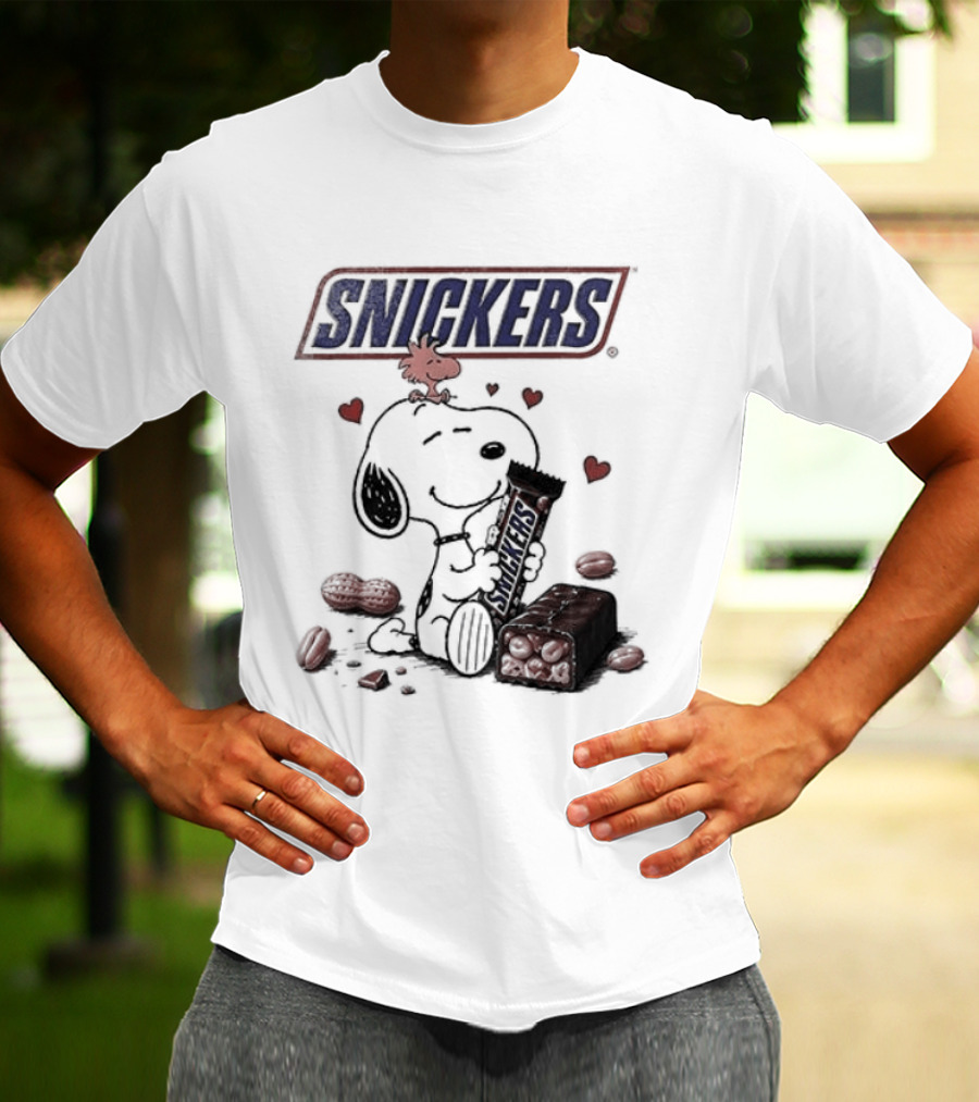Peanuts Snoopy Woodstock Snickers You're Not You When Hungry T-Shirt