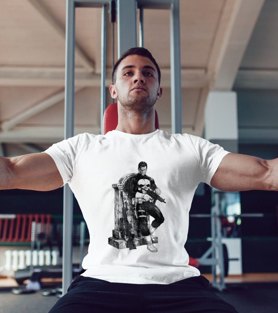 Frank Castle Gravestone Rest Of Loved Ones Marvel Comics The Punisher T-Shirt