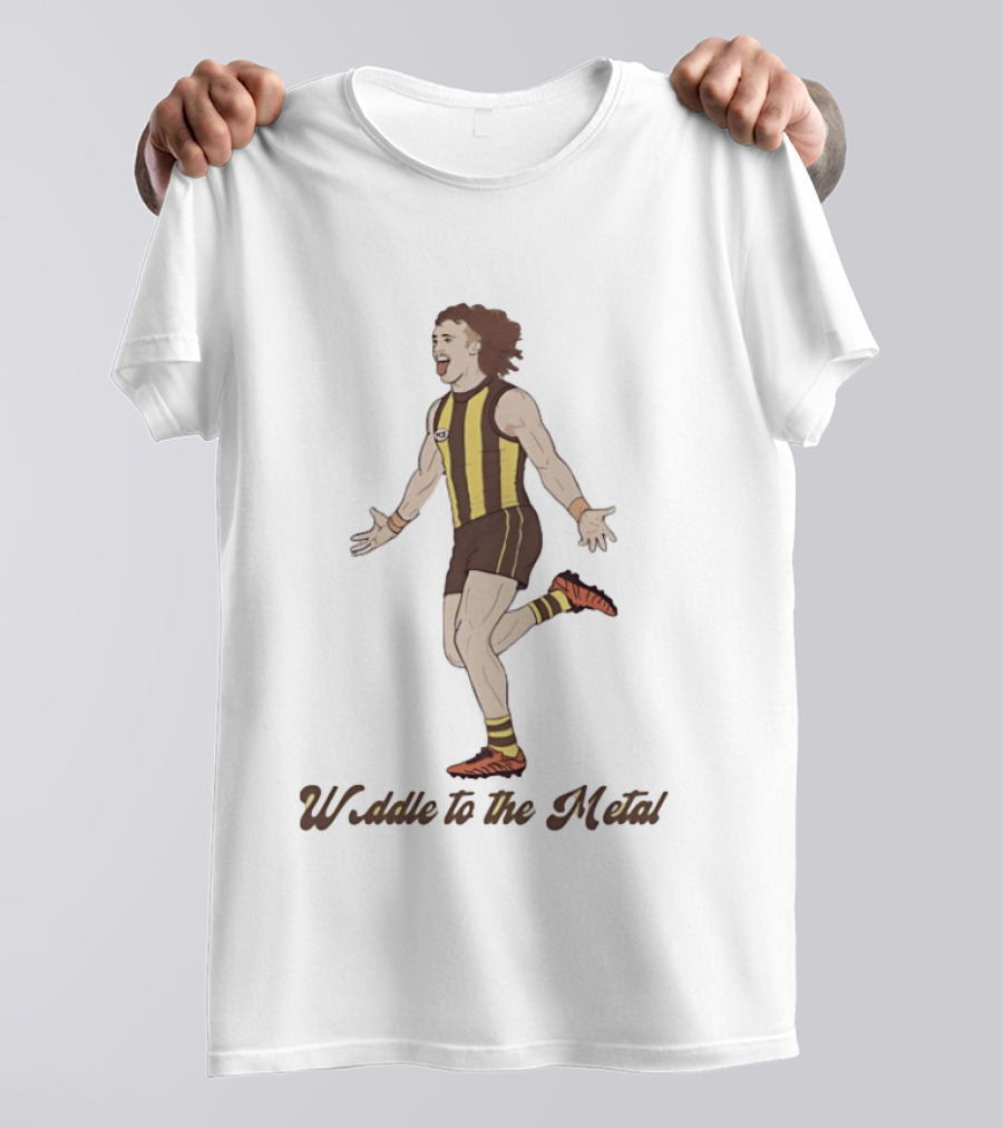Weddle To The Metal Hawthorn Football Club Josh Weddle T-Shirt