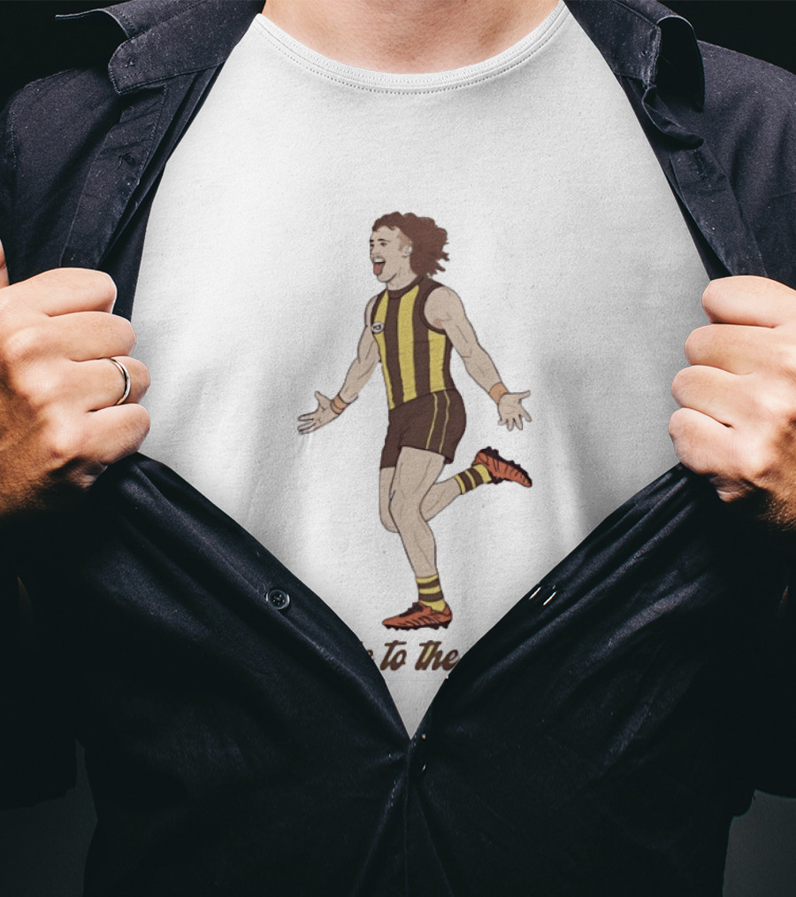 Weddle To The Metal Hawthorn Football Club Josh Weddle T-Shirt