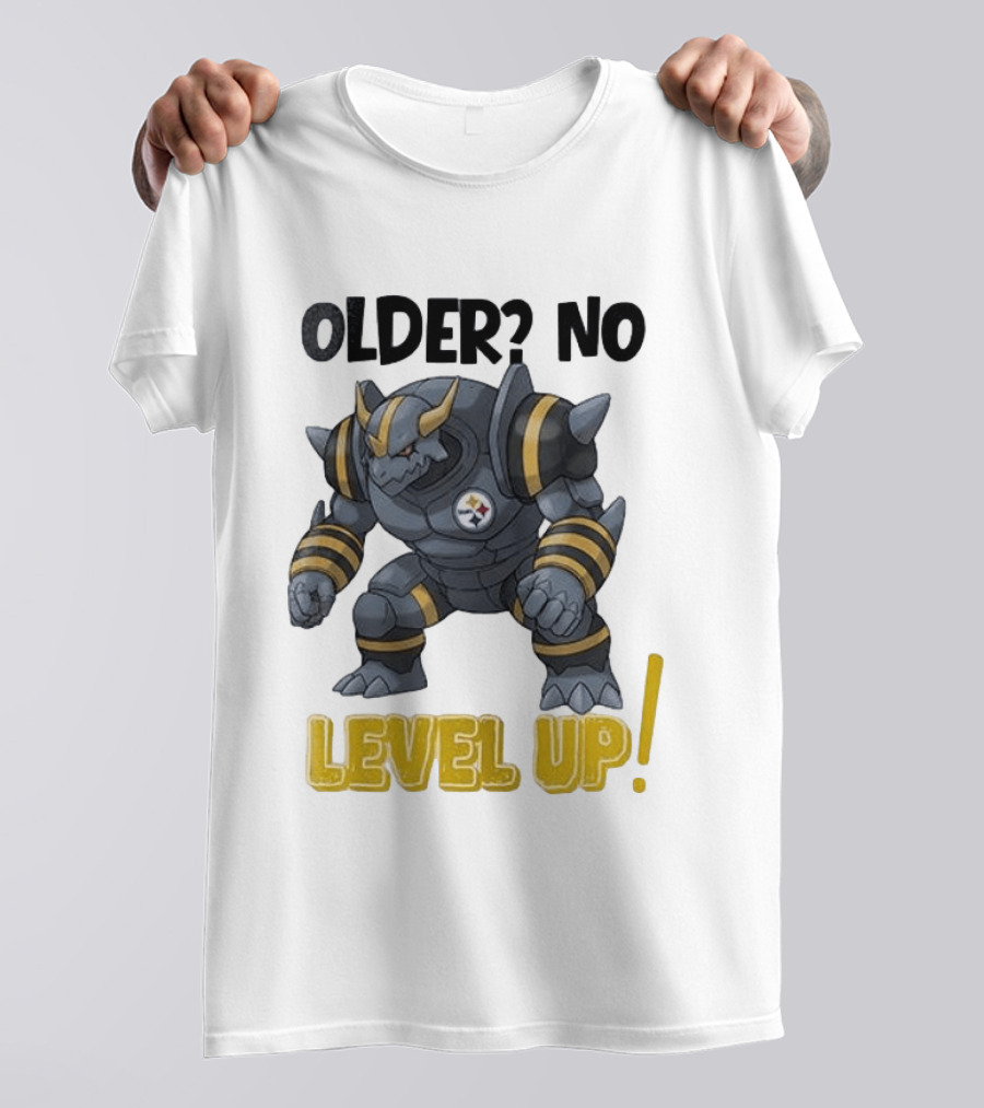 Pittsburgh Steelers X Pokémon 30th Anniversary Older No Level Up T-Shirt