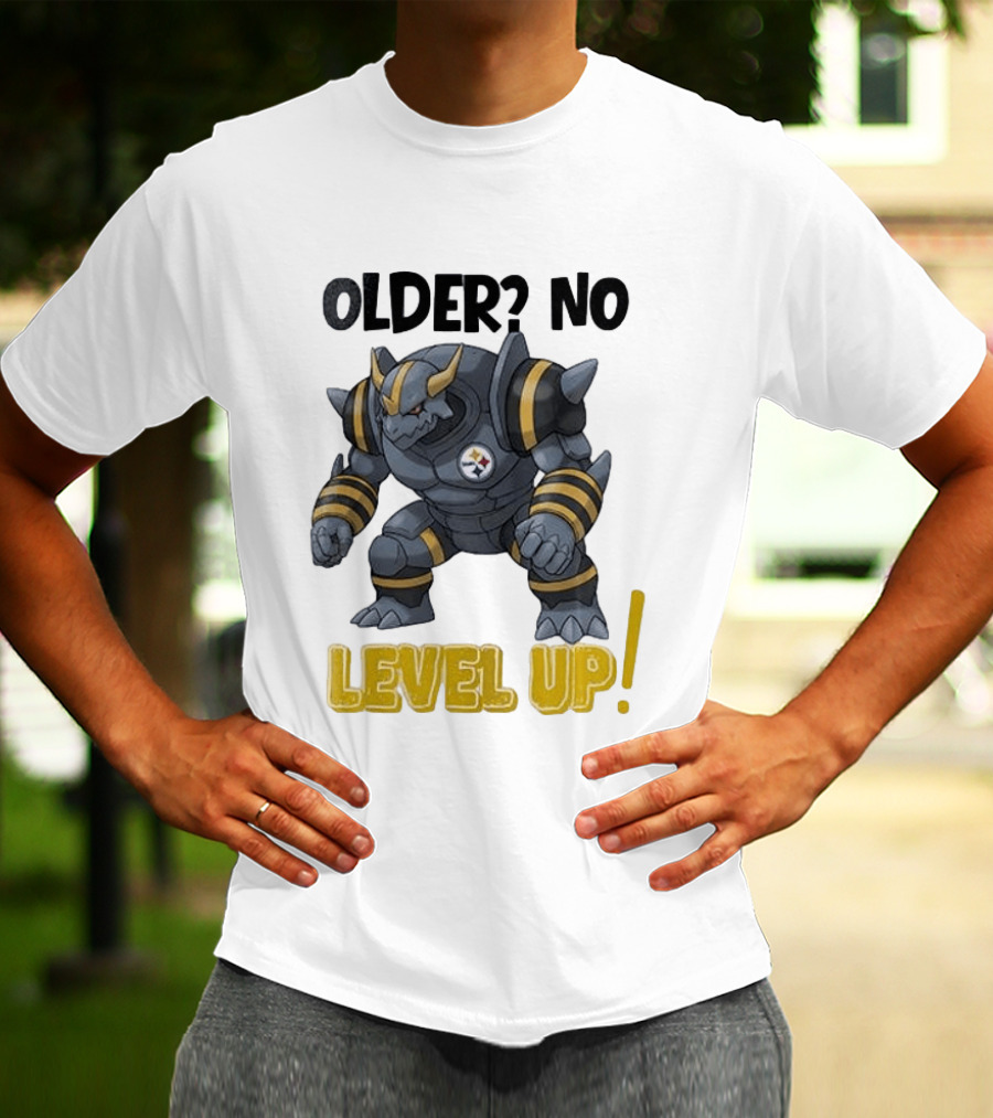 Pittsburgh Steelers X Pokémon 30th Anniversary Older No Level Up T-Shirt