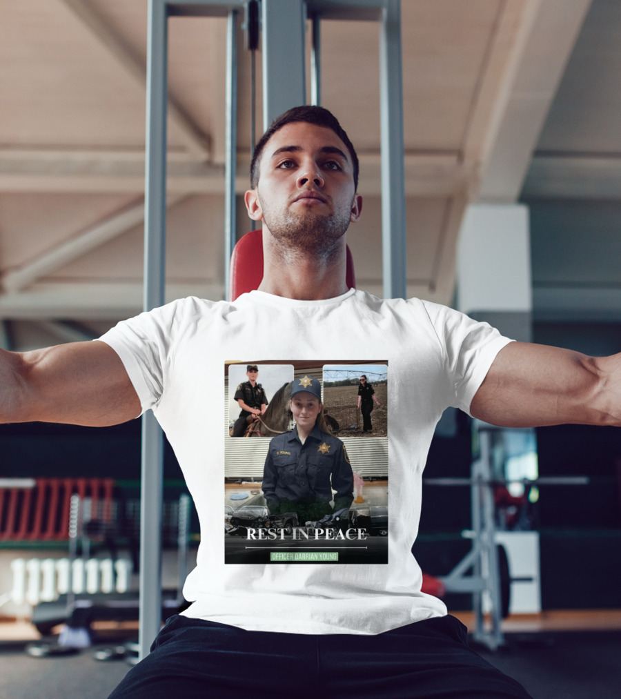 Rest In Peace Officer D. Young Memorial T-Shirt