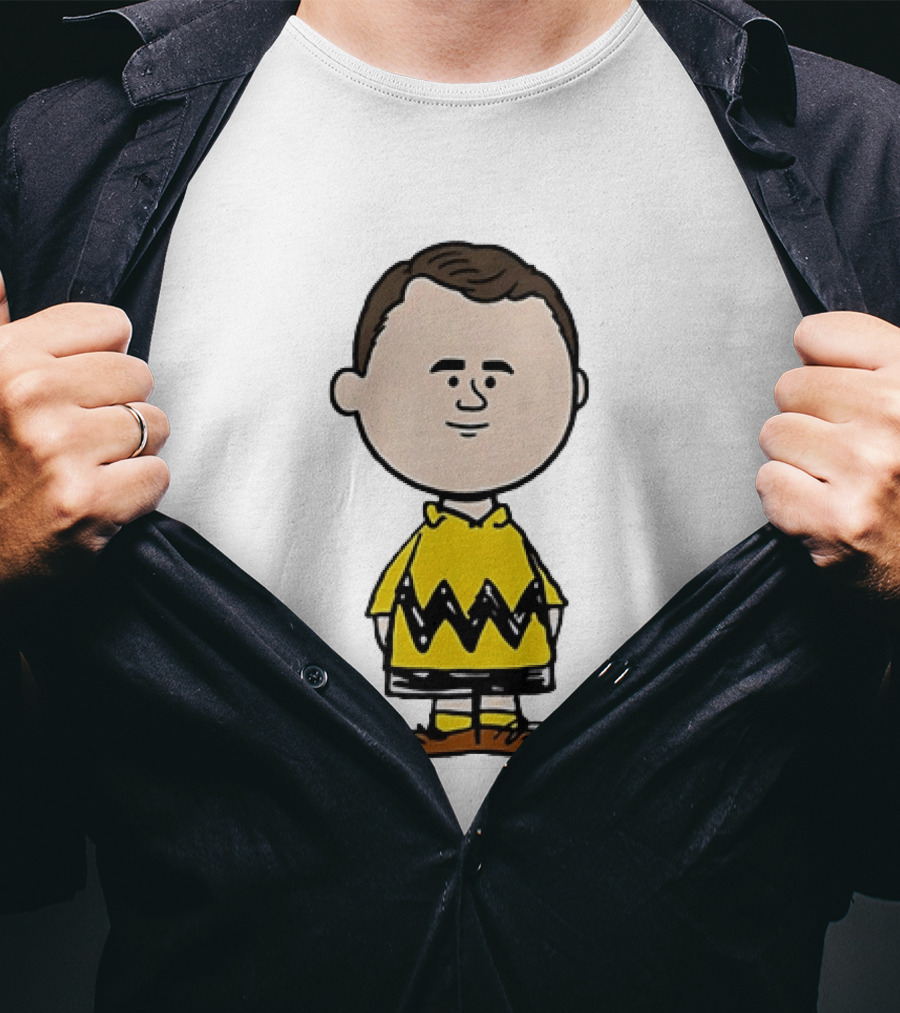 Charlie Brown Peanuts Football Wayne Rooney Mashup T-Shirt
