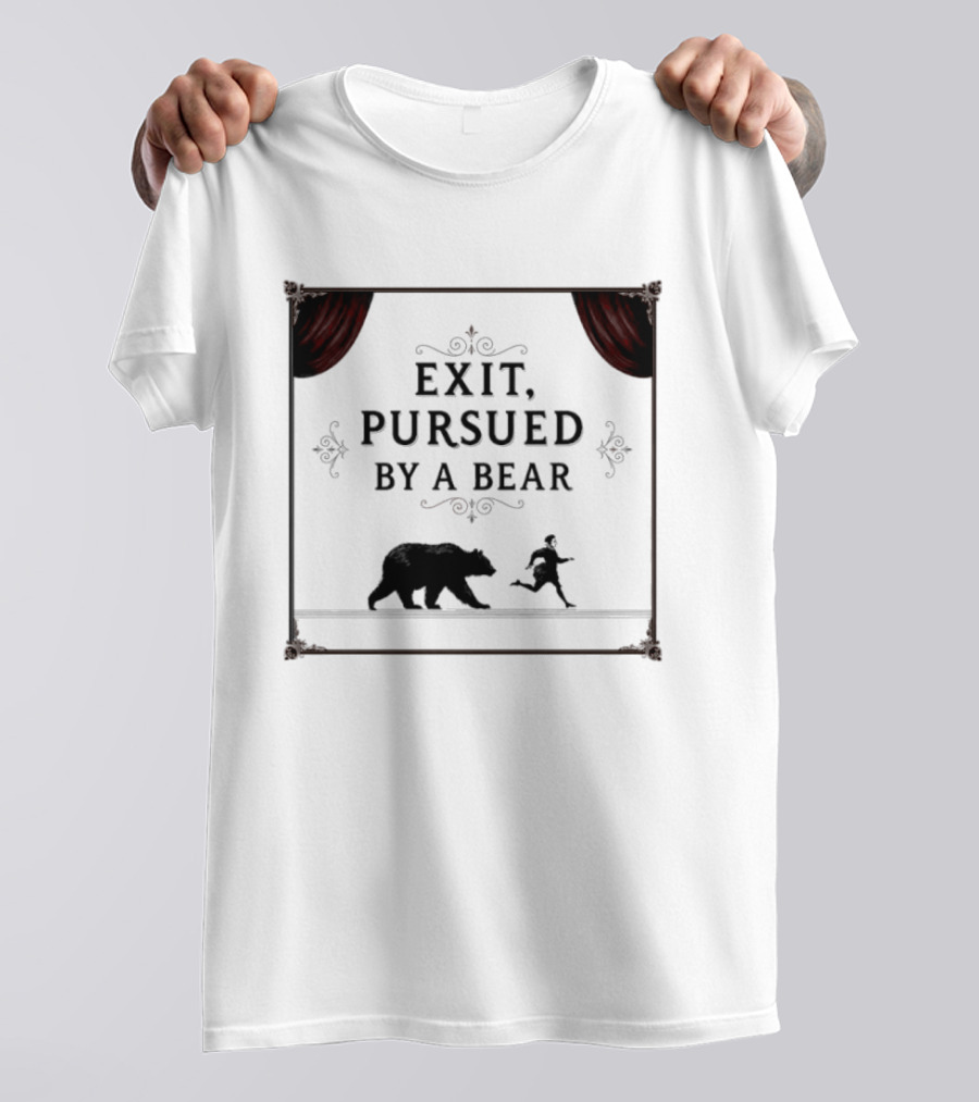 William Shakespeare The Winters Tale Exit Pursued By A Bear T-Shirt