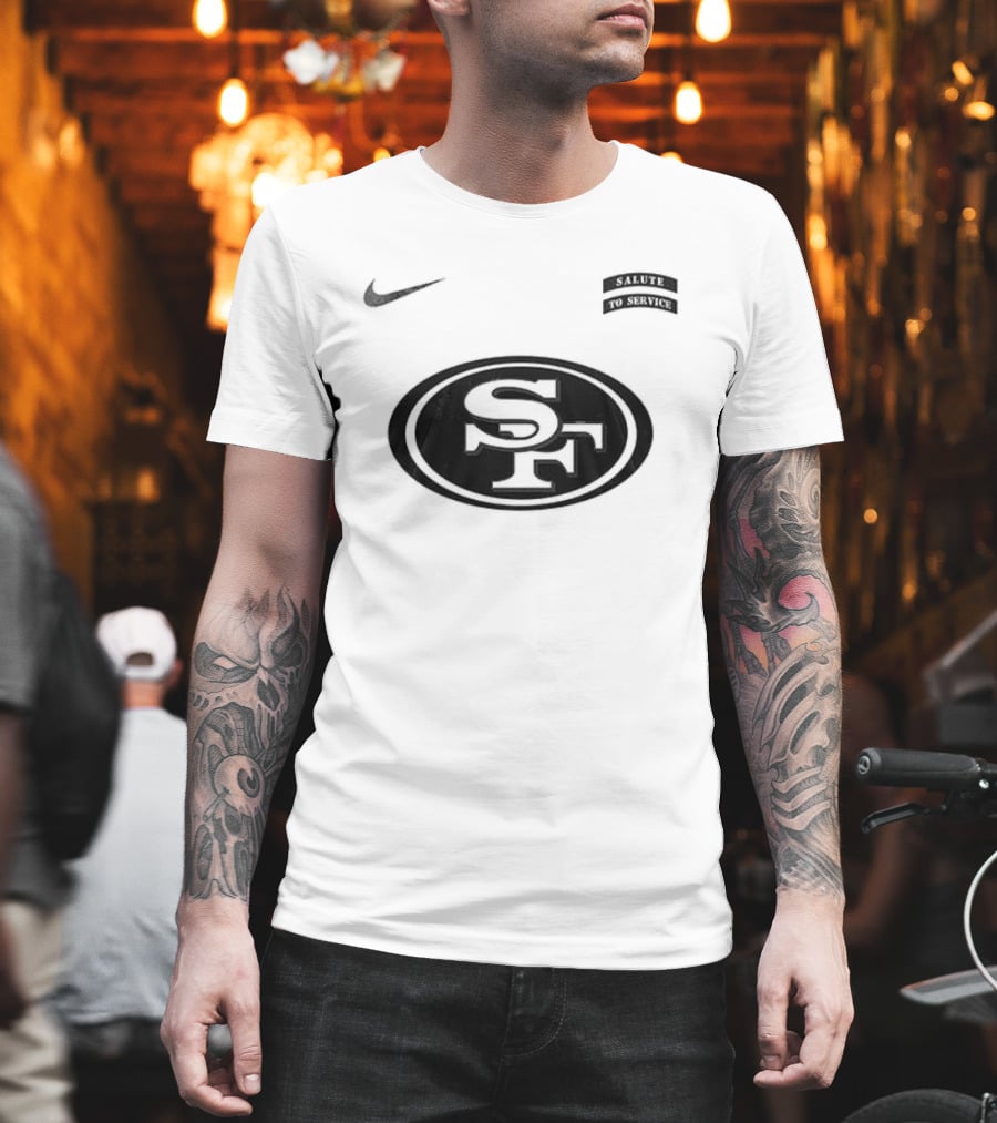 Nike San Francisco 49ers Salute To Service SF T-Shirt