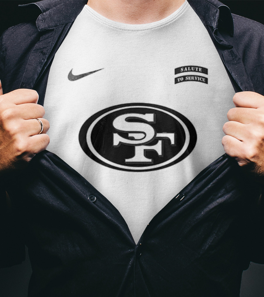 Nike San Francisco 49ers Salute To Service SF T-Shirt