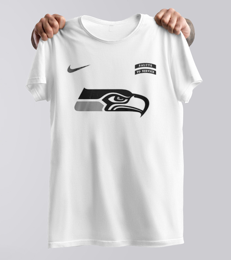 Nike Seattle Seahawks Salute To Service Name And Number T-Shirt