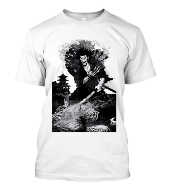 Wolverine Logan Marvel Comics Samurai Japan Sakura Cherry Blossoms Battling Warrior Scene T-Shirt