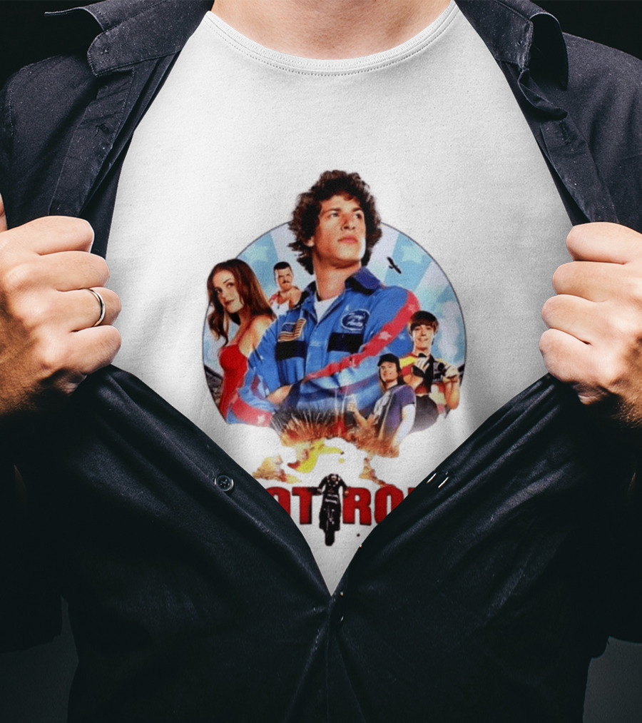 Smack Destiny In The Face Hot Rod Movie Stuntman Comedy Cast T-Shirt