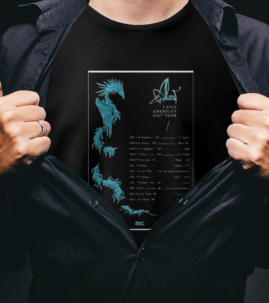 Alcest Latin American Tour 2027 Dates And Locations With Mythical Dragon T-Shirt