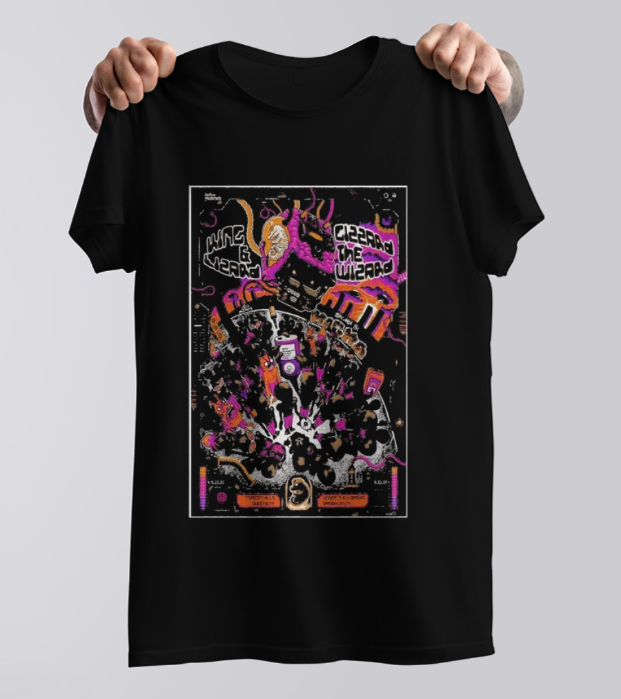 King Gizzard The Wizard Phantom Island 2026 Tour Questlove Brooklyn NY T-Shirt