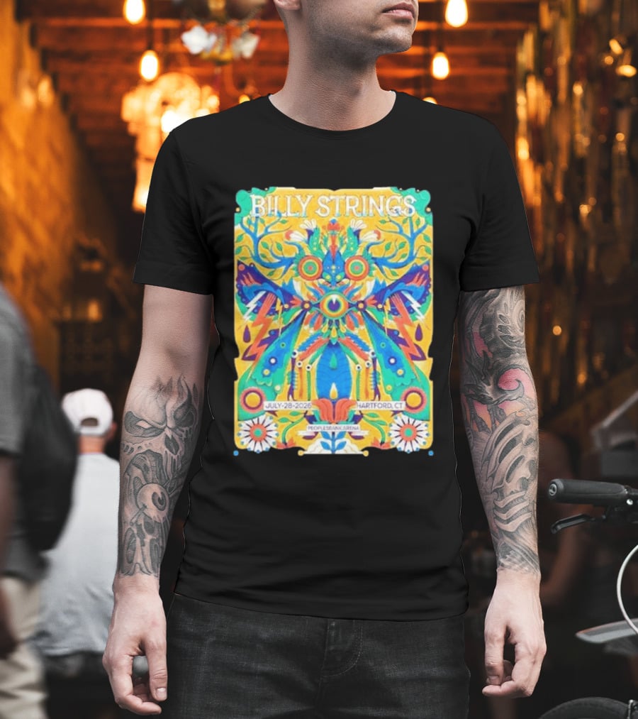 Billy Strings PeoplesBank Arena Hartford CT July 28 2026 T-Shirt