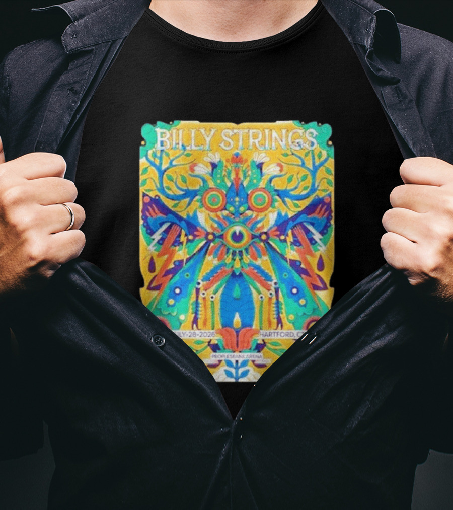 Billy Strings PeoplesBank Arena Hartford CT July 28 2026 T-Shirt