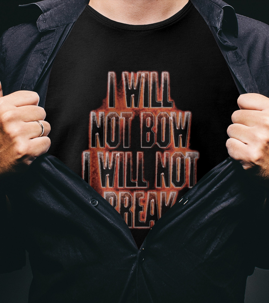 Breaking Benjamin Merchandise I Will Not Bow I Will Not Break T-Shirt