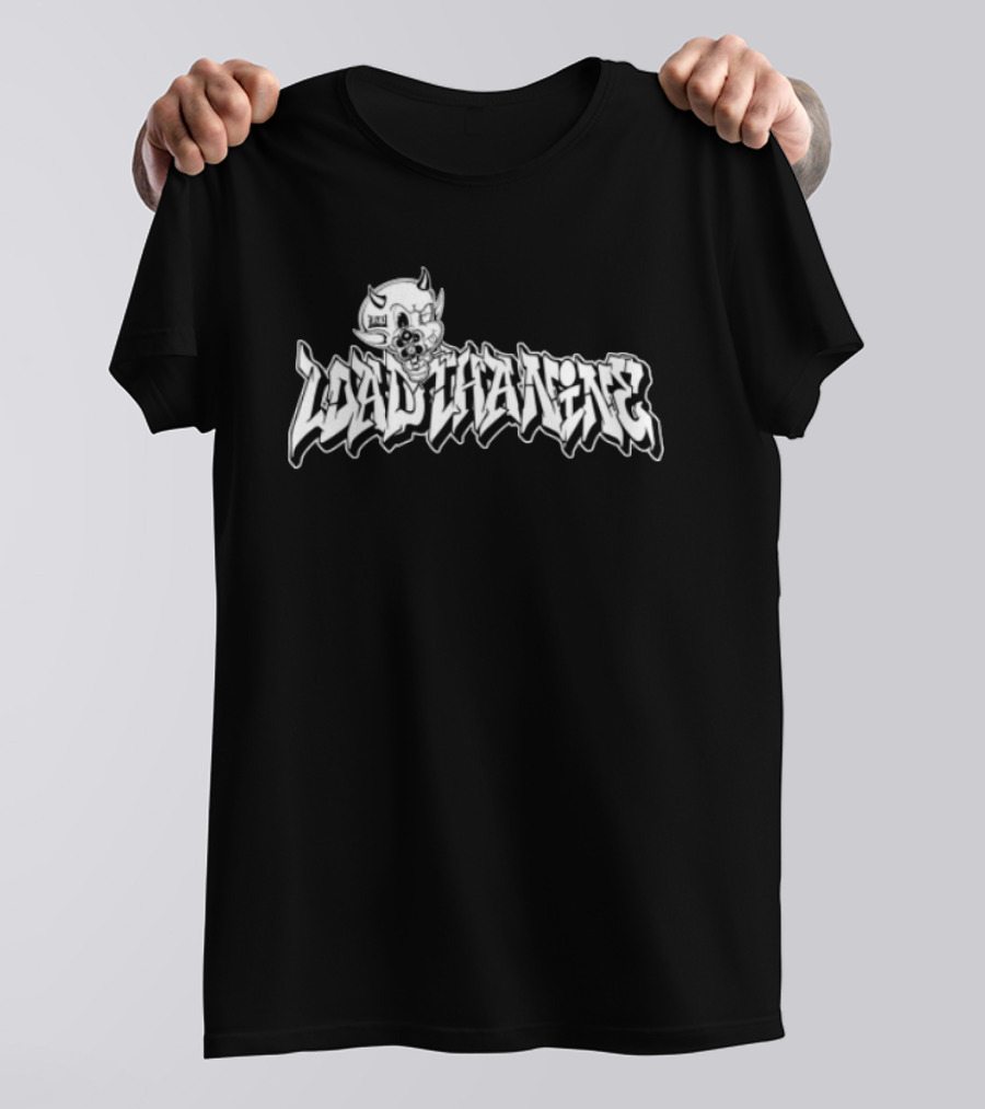 Loadthanine Devil1 Graffiti Style Demon Cartoon T-Shirt