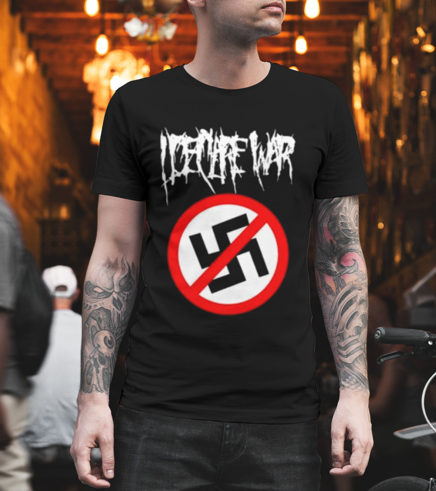 I Declare War Anti Nazi Symbol Graphic Merchnow Collection T-Shirt