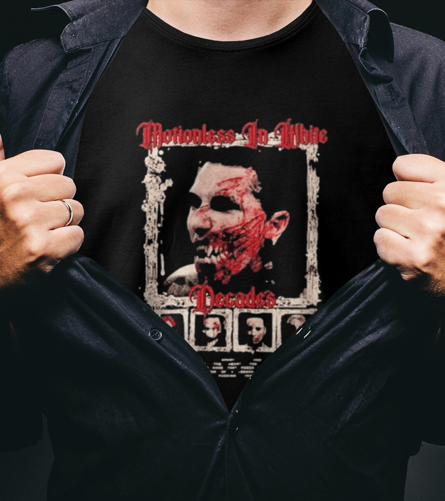 Motionless In White MIW The Sweat And Blood Tour 2026 Decades So Tear Me Apart And You Will See T-Shirt