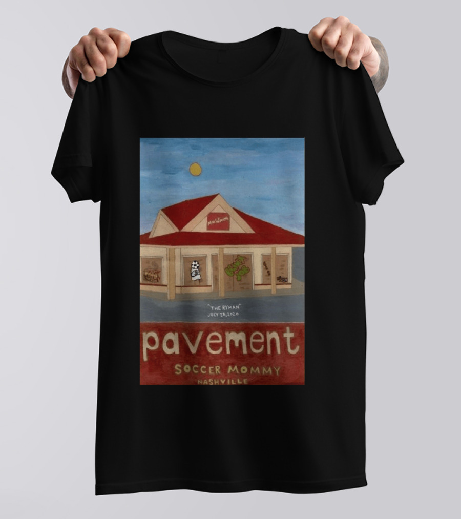Pavement Soccer Mommy The Ryman Nashville July 28 2026 T-Shirt