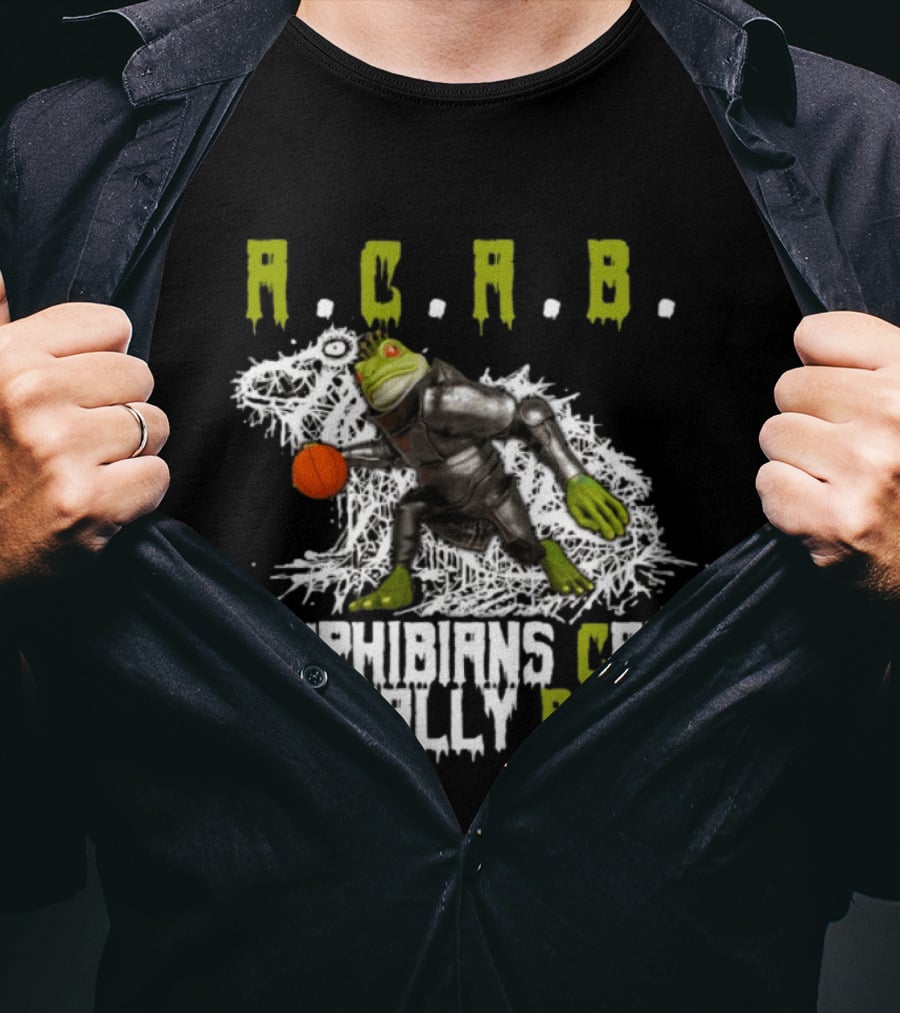 Firehouse 666 Store Acab Amphibians Can Actually Ball Frog Mallet T-Shirt