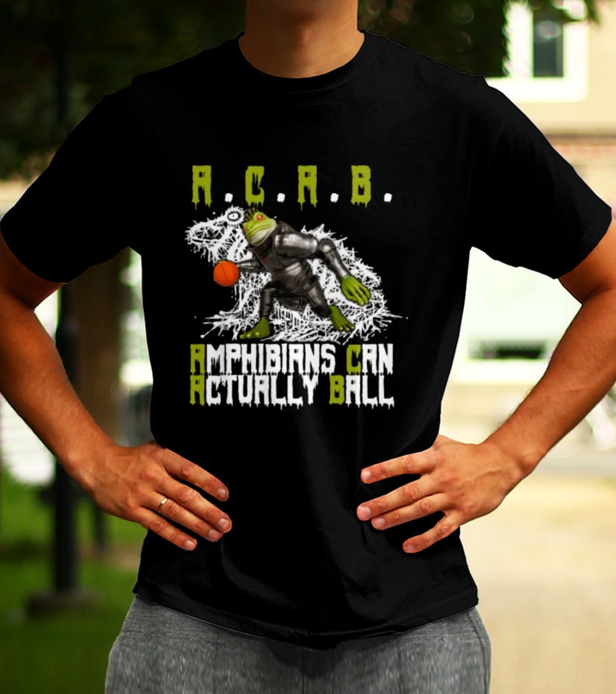 Firehouse 666 Store Acab Amphibians Can Actually Ball Frog Mallet T-Shirt