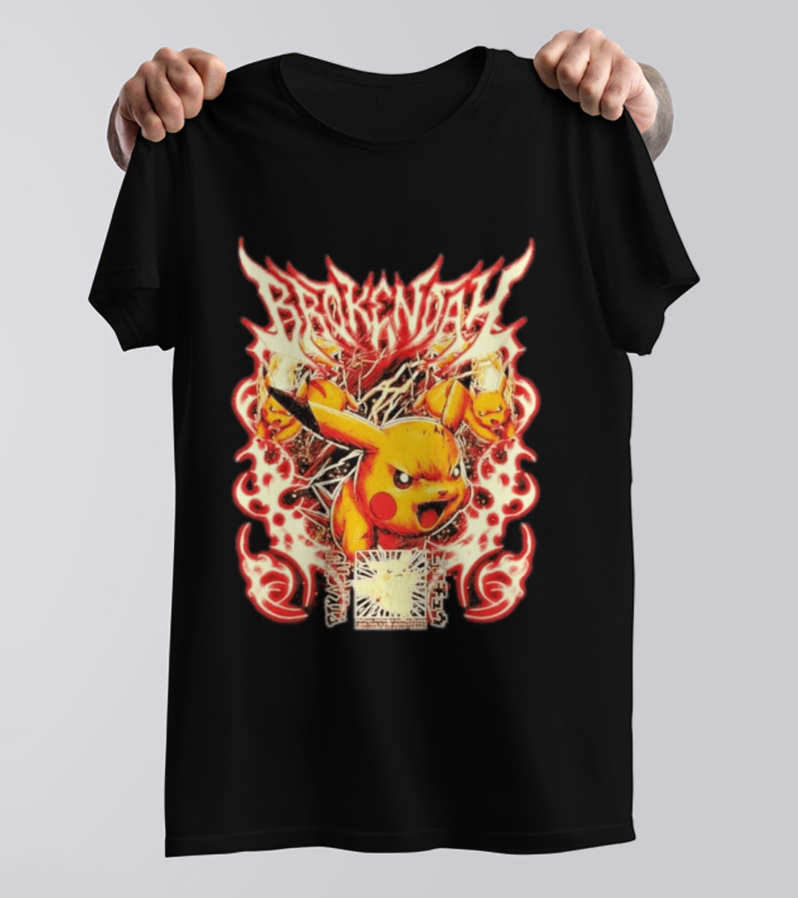 Brokendah High Voltage Pikachu Pokémon Electric Burst T-Shirt