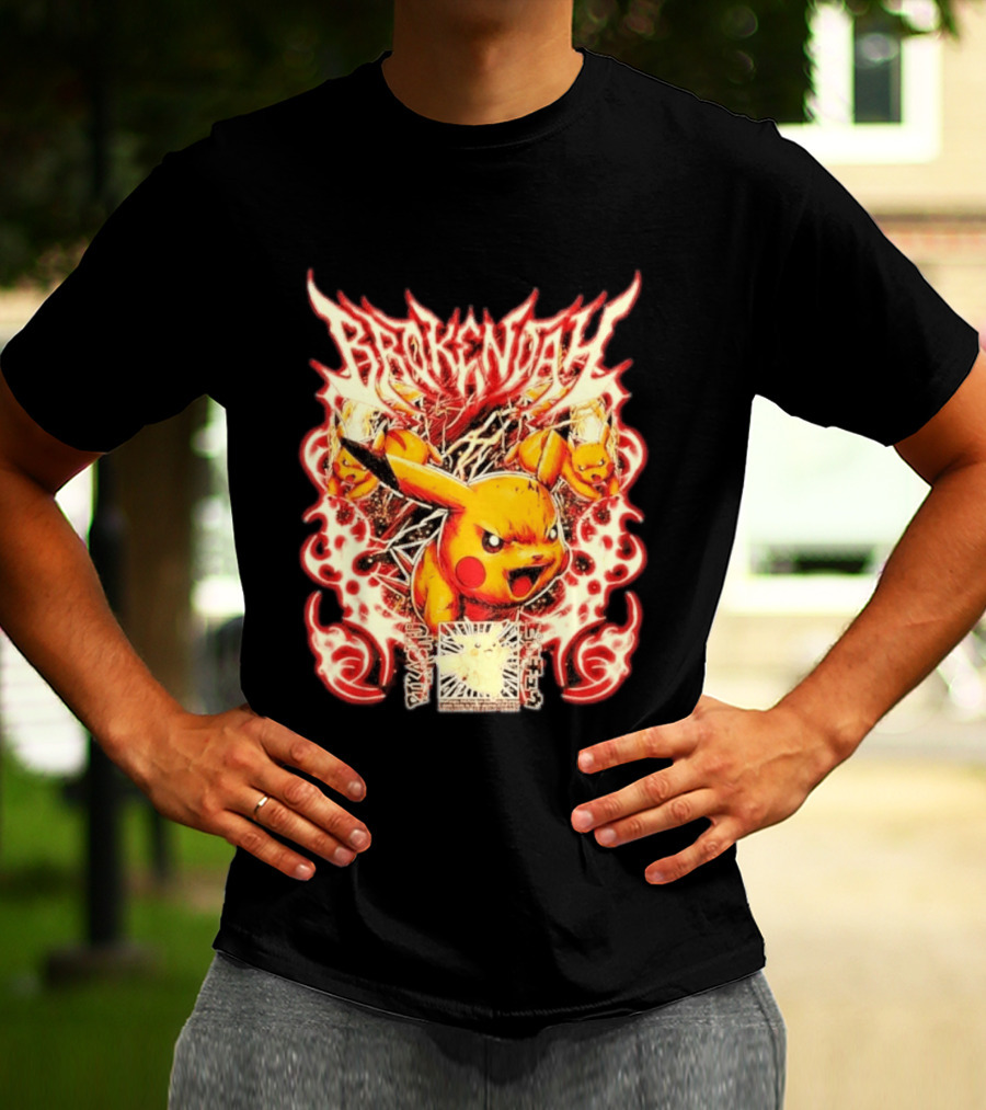 Brokendah High Voltage Pikachu Pokémon Electric Burst T-Shirt