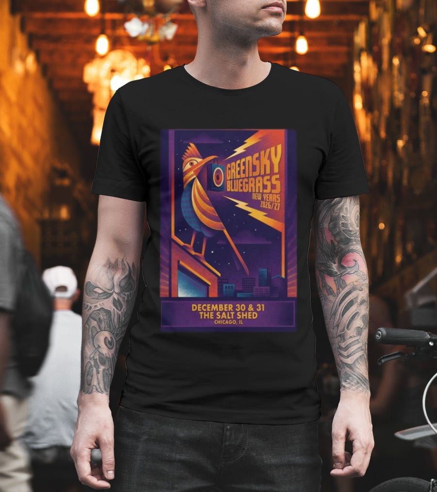 GreenSky Bluegrass New Years 2026/27 December 30 & 31 The Salt Shed Chicago IL T-Shirt