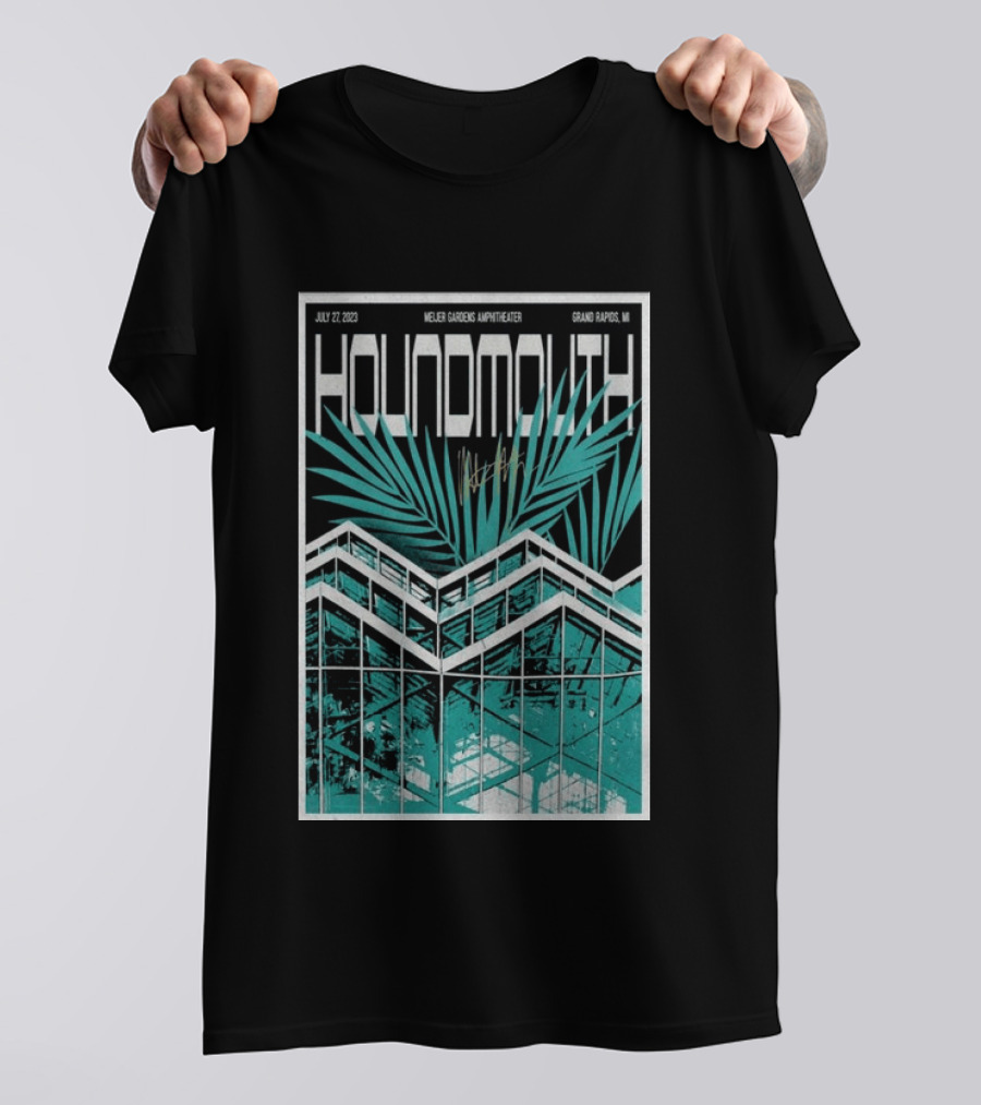 Houndmouth Meijer Gardens Amphitheater Grand Rapids July 27 2023 T-Shirt
