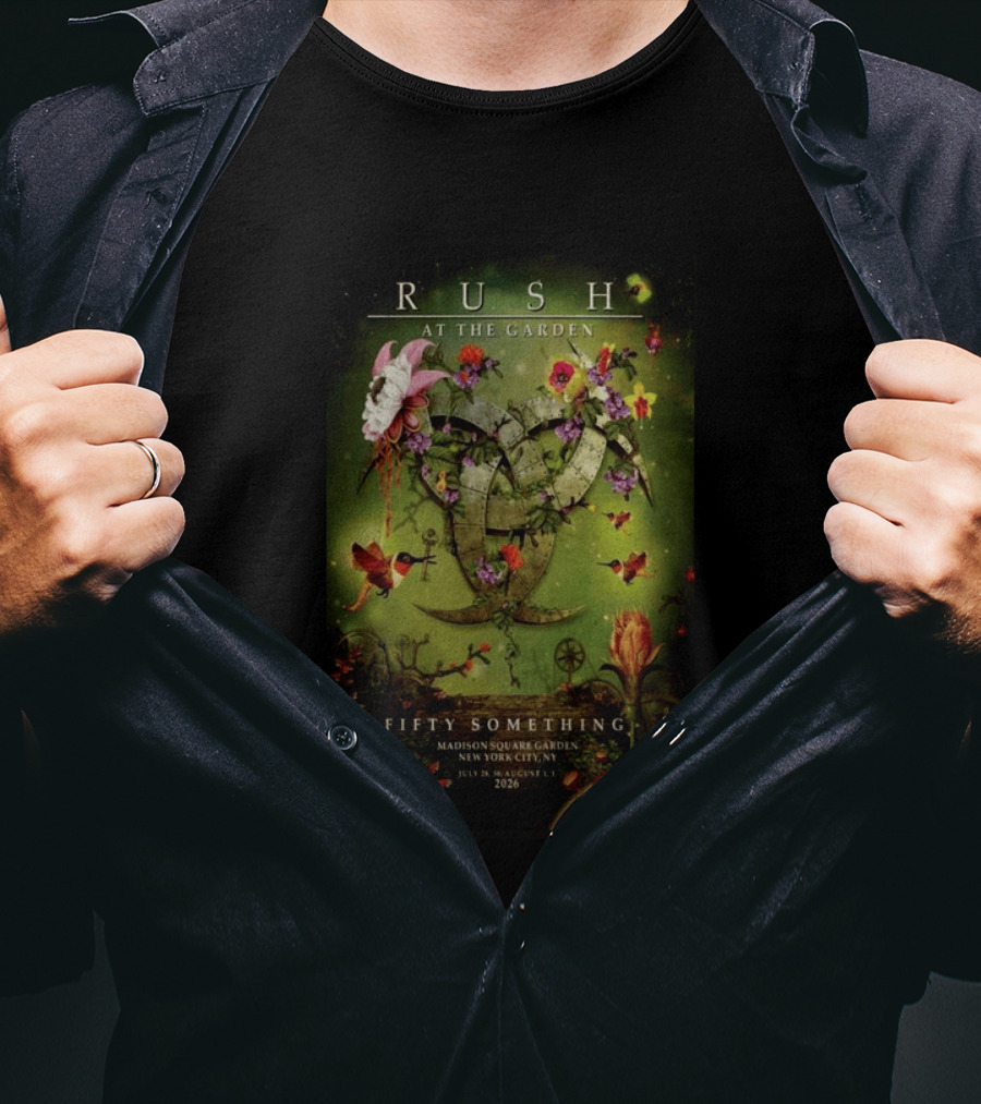 RUSH At The Garden Fifty Something Madison Square Garden New York City July 28 August 1 2026 T-Shirt