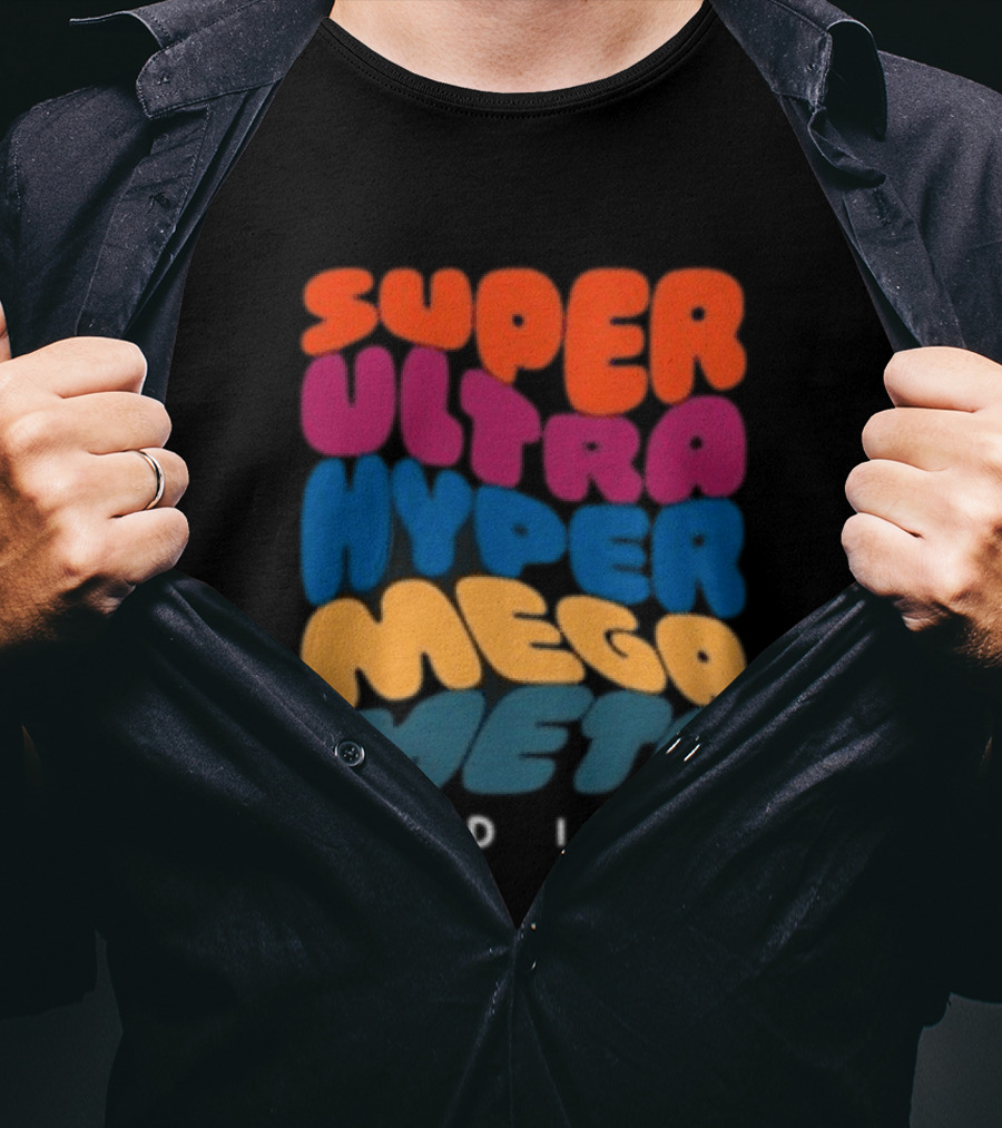 Jacob Collier Store Super Ultra Hyper Mega Meta Lydian Bold Colorful T-Shirt