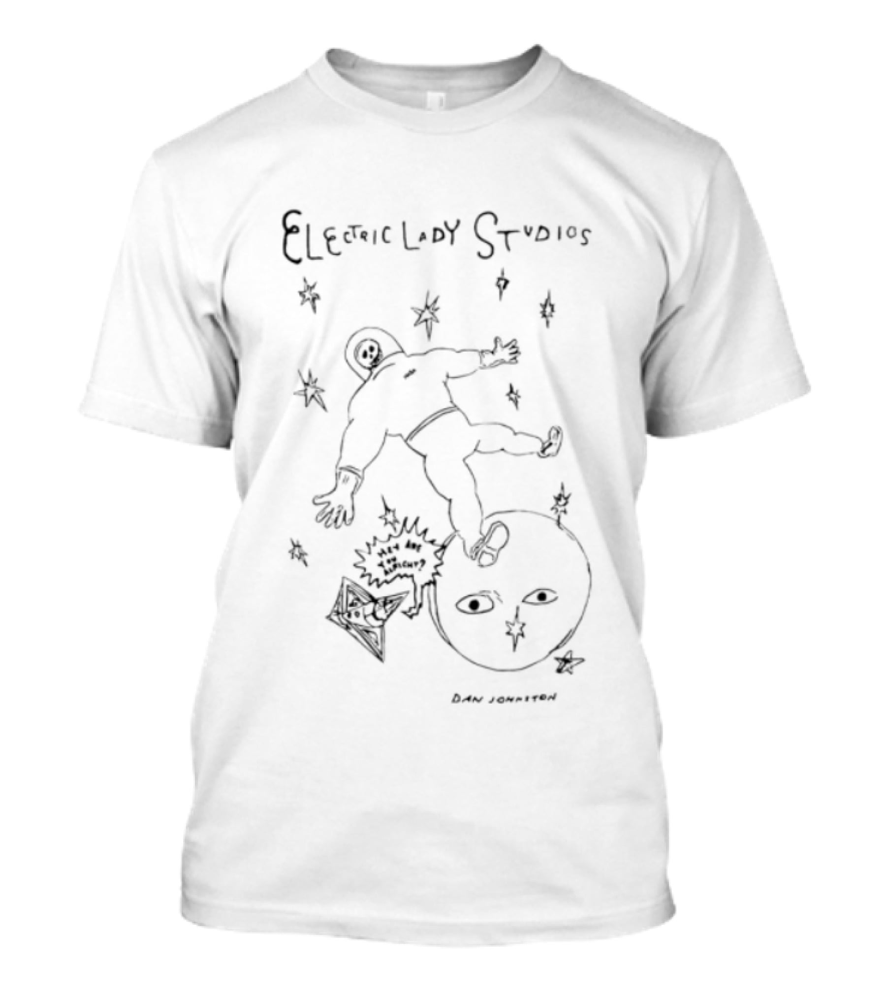 Electric Lady Studios Daniel Johnston Els Lost In Space T-Shirt