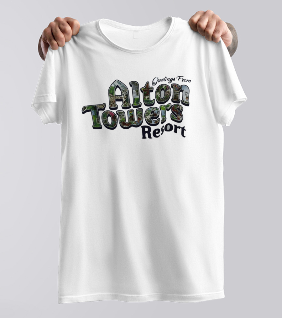 Greetings From Alton Towers Resort Theme Park Adventure T-Shirt