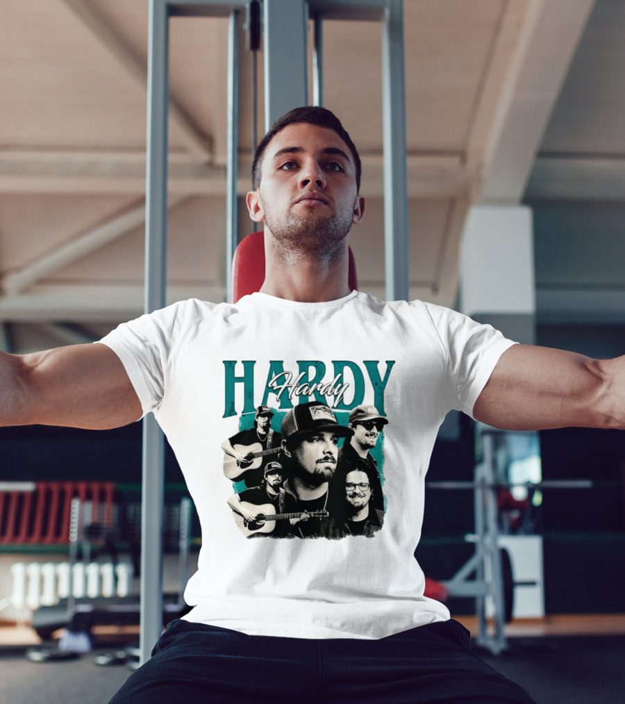 Hardy Country Music Singer Montage Collage T-Shirt