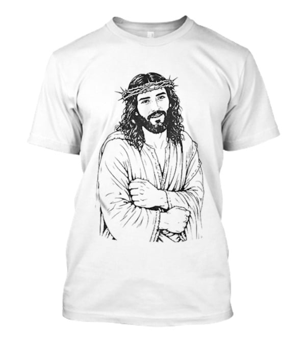 Jesus UFC Dustin Poirier Meme Sketch T-Shirt