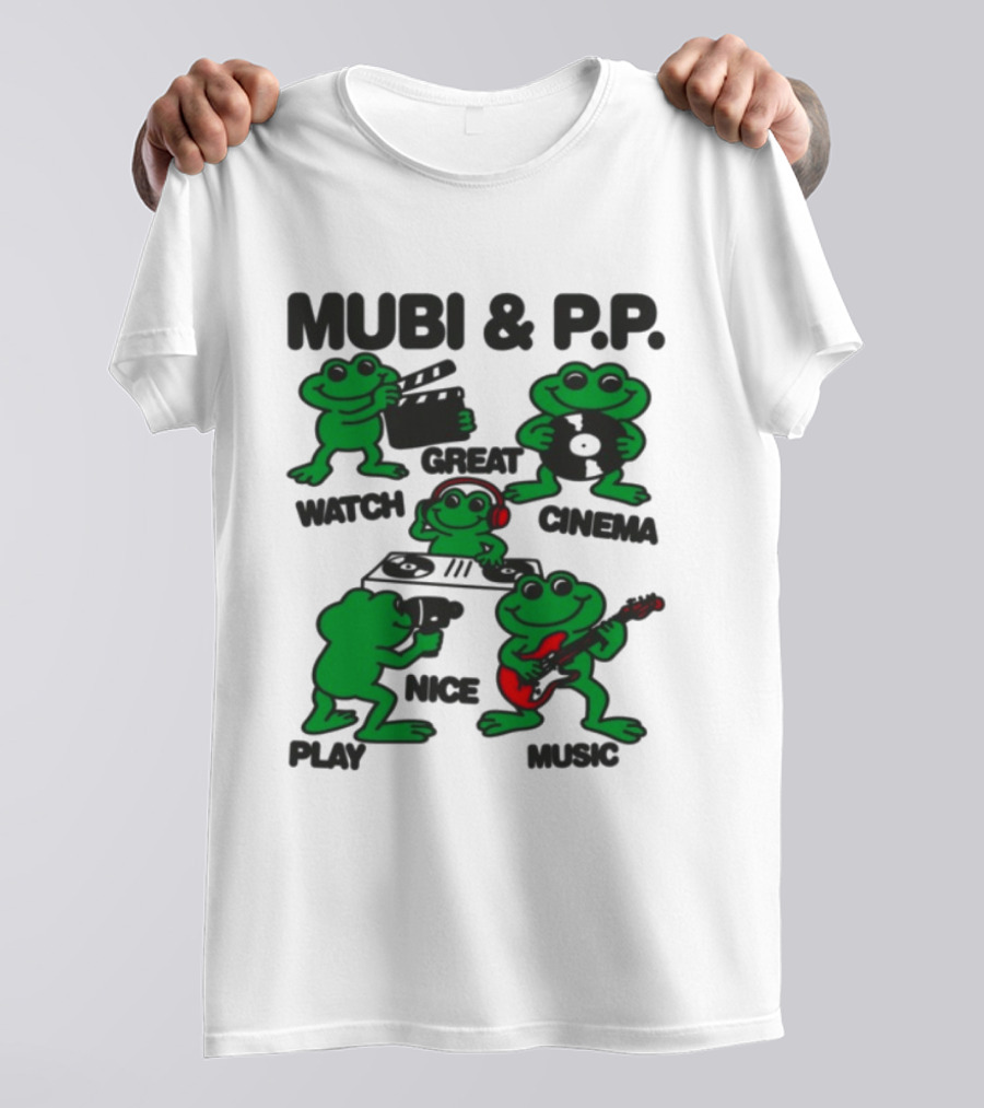 Mubi & P.P. Great Cinema Play Nice Music T-Shirt