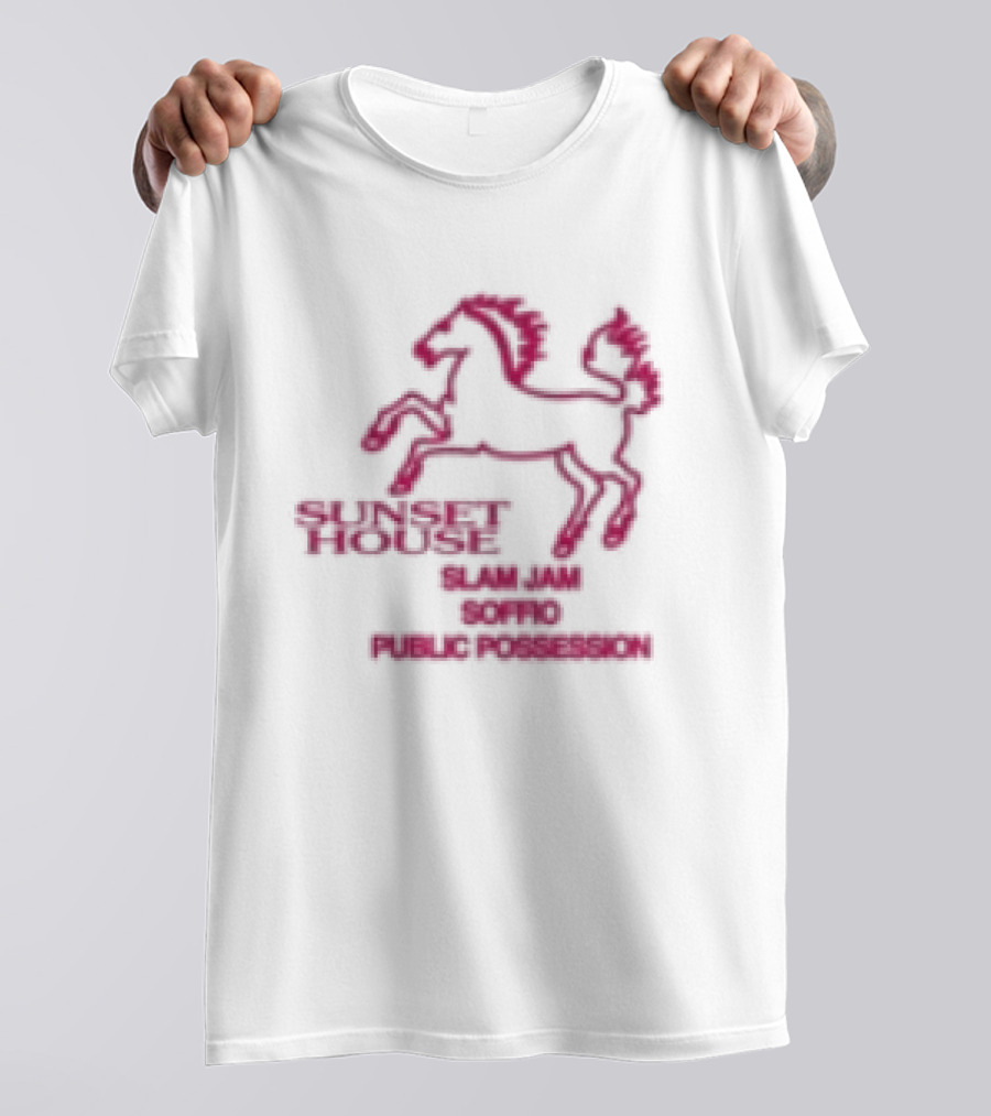 Public Possession Store Slam Jam Soffio Sunset House T-Shirt