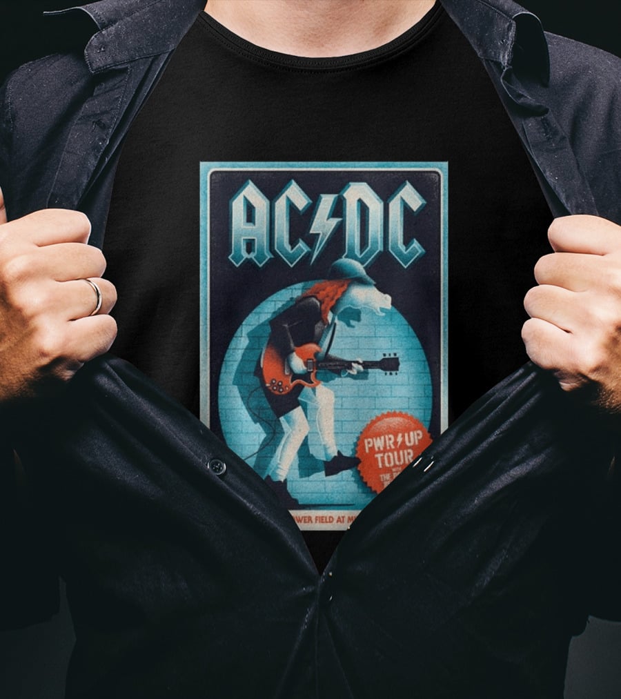 AC DC PWR UP Tour The Pretty Reckless Denver CO July 28 2026 Empower Field T-Shirt