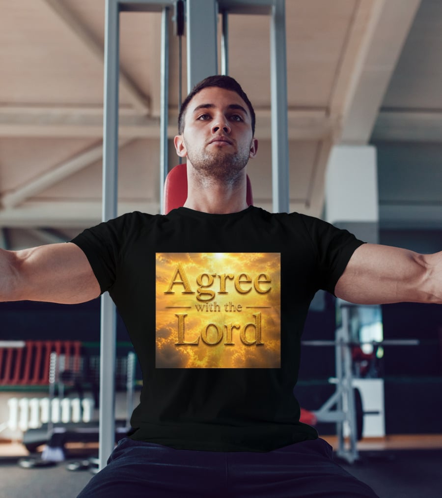 Agree With The Lord Golden Cloudy Sky T-Shirt