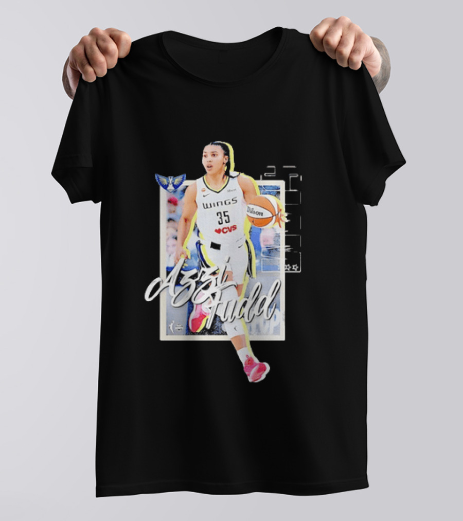 Azzi Fudd Dallas Wings 35 Basketball WNBA Slam Magazine Cover Sports Fashion T-Shirt
